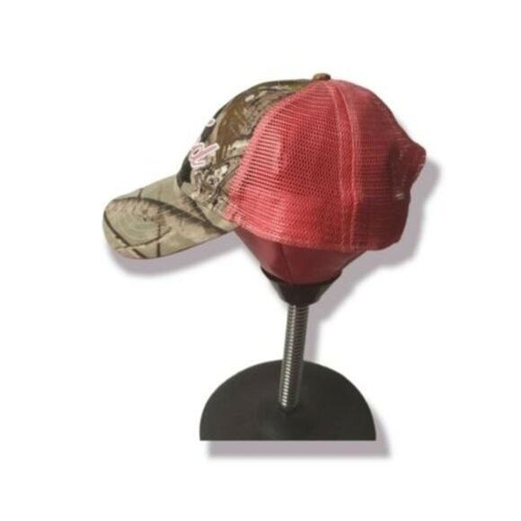 Infinity Headwear Womens Ford Camo Pink Mesh Baseball Cap Adjustable - Picture 3 of 7
